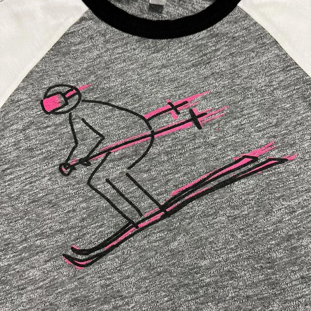 Joah Love 18m Ski Skier Raglan Shirt